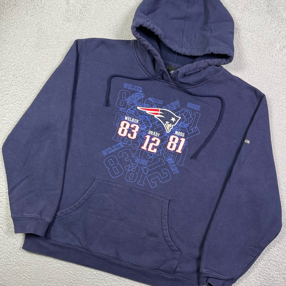 Vintage New England Patriots Welker Brady Moss sweatshirt